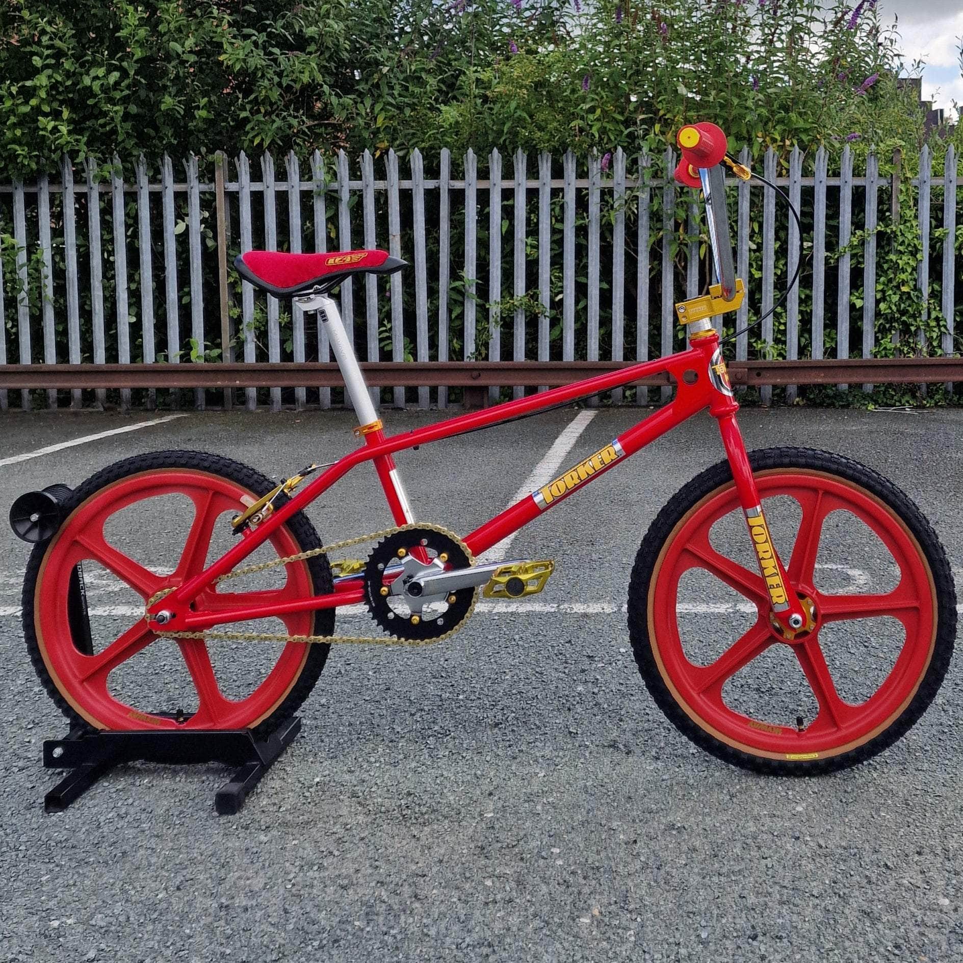 Torker Old School BMX Candy Red / Gold / Pro XL Torker LP Race Custom Bike Red / Gold