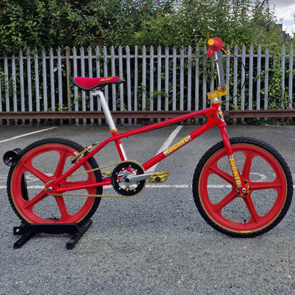 Torker Old School BMX Candy Red / Gold / Pro XL Torker LP Race Custom Bike Red / Gold