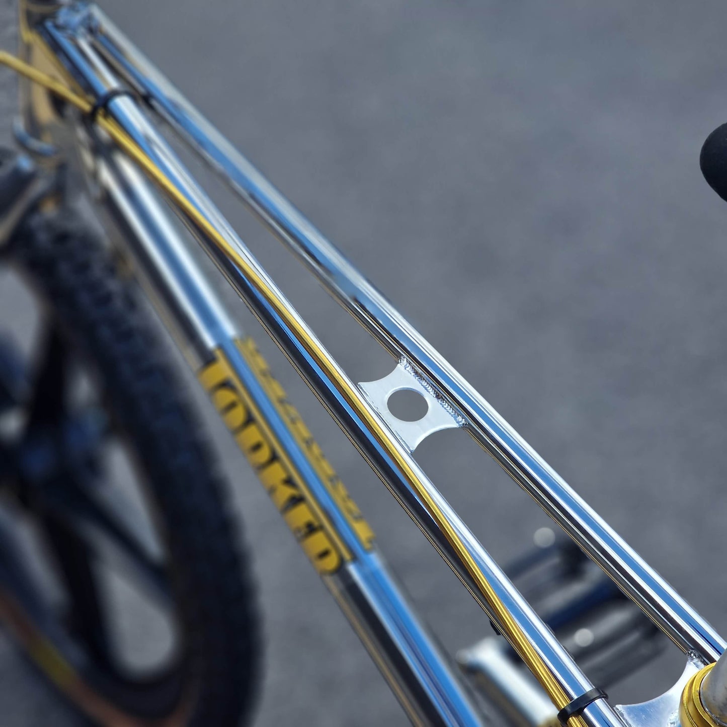 Torker Old School BMX Bikes Chrome / Black / Gold / Pro XL Torker LP Race Pro XL Custom Bike Chrome / Black / Gold