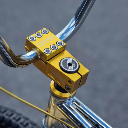 Torker Old School BMX Bikes Chrome / Black / Gold / Pro XL Torker LP Race Pro XL Custom Bike Chrome / Black / Gold