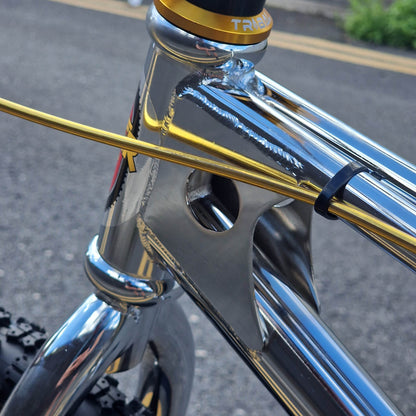Torker Old School BMX Bikes Chrome / Black / Gold / Pro XL Torker LP Race Pro XL Custom Bike Chrome / Black / Gold