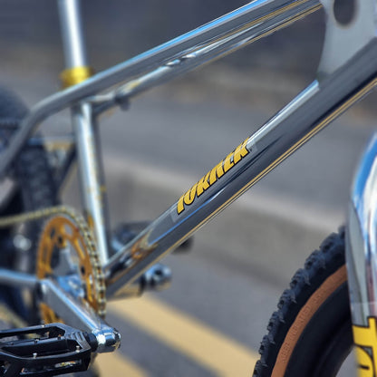 Torker Old School BMX Bikes Chrome / Black / Gold / Pro XL Torker LP Race Pro XL Custom Bike Chrome / Black / Gold