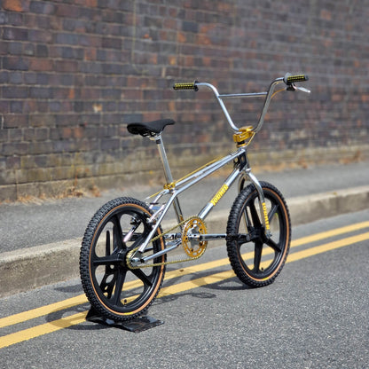 Torker Old School BMX Bikes Chrome / Black / Gold / Pro XL Torker LP Race Pro XL Custom Bike Chrome / Black / Gold