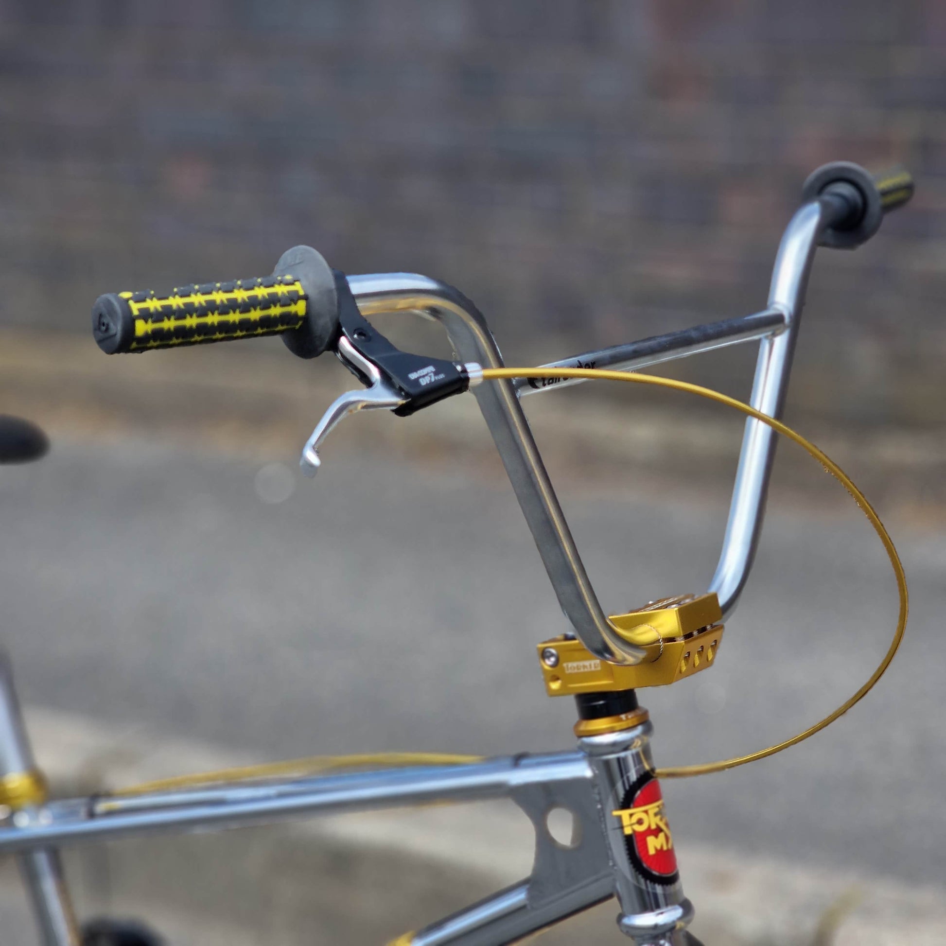 Torker Old School BMX Bikes Chrome / Black / Gold / Pro XL Torker LP Race Pro XL Custom Bike Chrome / Black / Gold