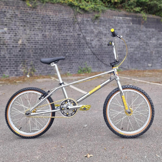 Torker Old School BMX Bikes Chrome / Black / Gold / Pro XL Torker LP Race Pro XXL Custom Bike Chrome / Black / Gold