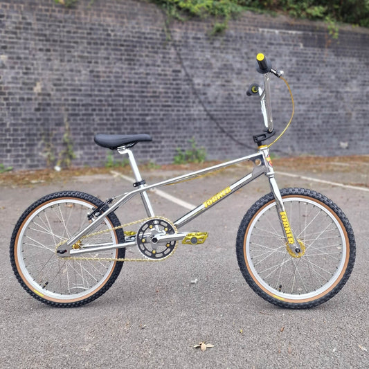 Torker Old School BMX Bikes Chrome / Black / Gold / Pro XXL Torker LP Race Pro XXL Custom Bike Chrome / Black / Gold