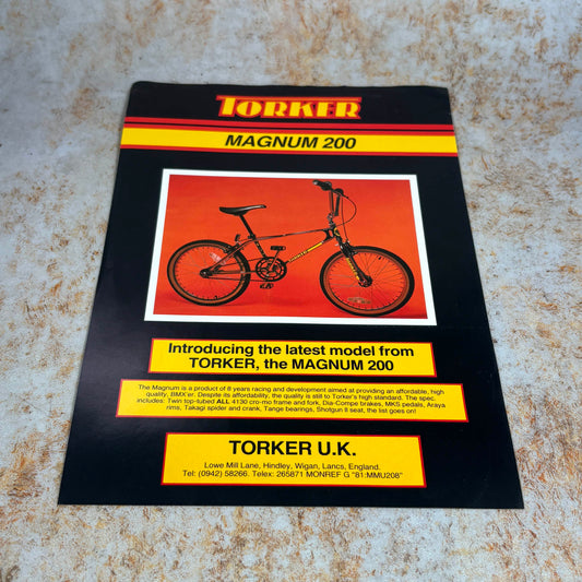 Torker Old School BMX Torker Magnum 200 Promo Leaflet