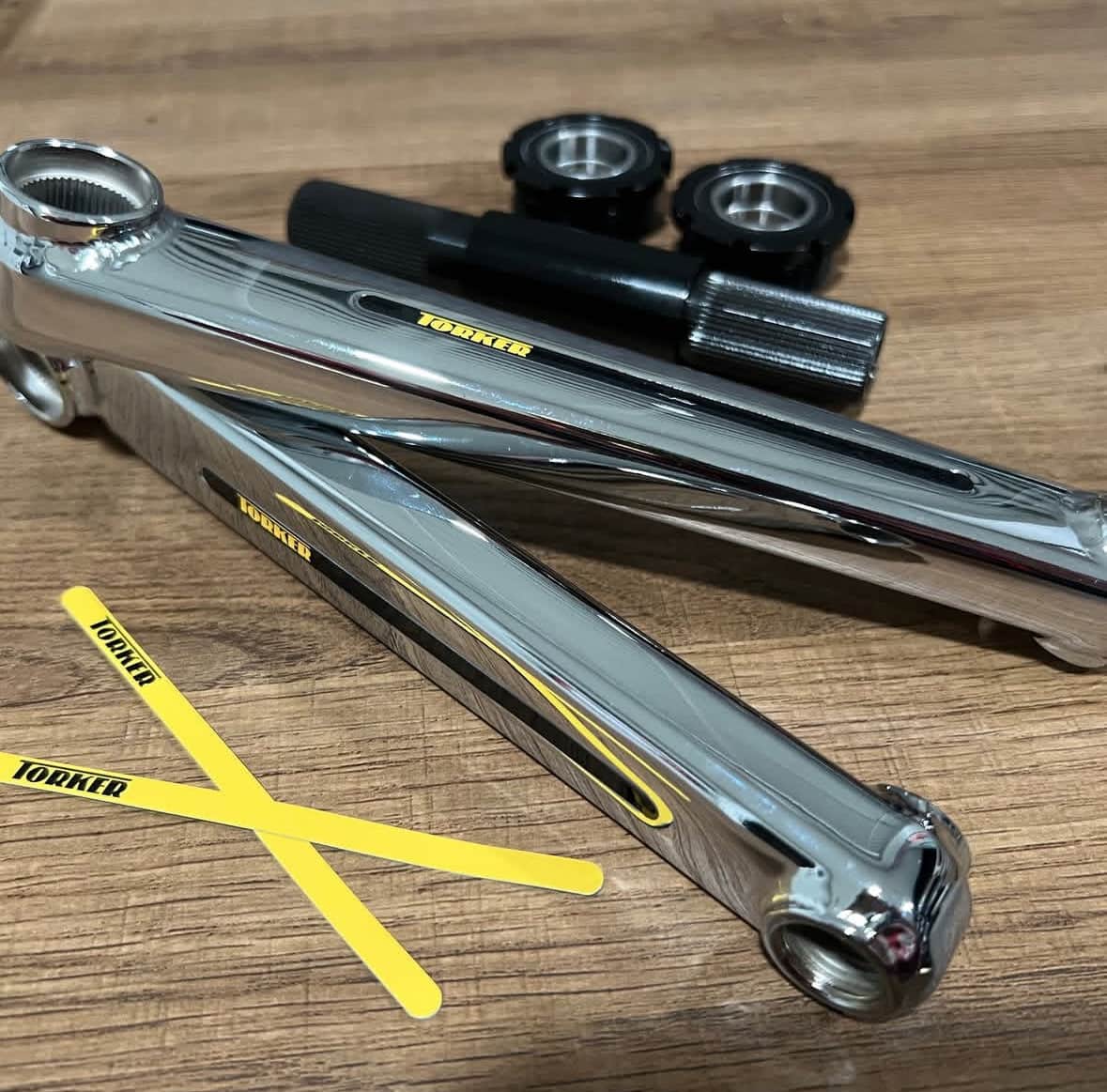 Torker Old School BMX Torker Maxflyte Cranks Chrome