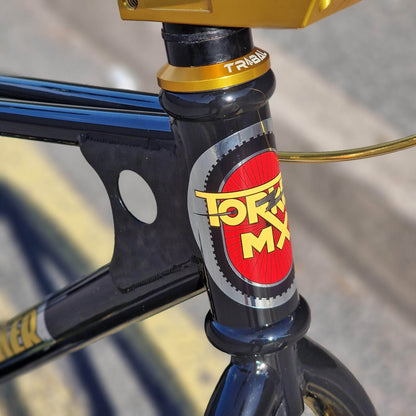 Torker Old School BMX Bikes Chrome / Black / Gold Torker MX26 26 Inch Cruiser Custom Bike Black / Gold