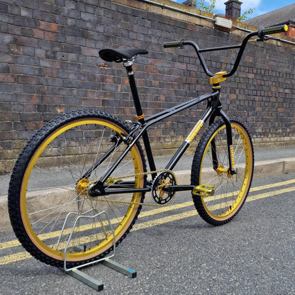 Torker Old School BMX Bikes Chrome / Black / Gold Torker MX26 26 Inch Cruiser Custom Bike Black / Gold