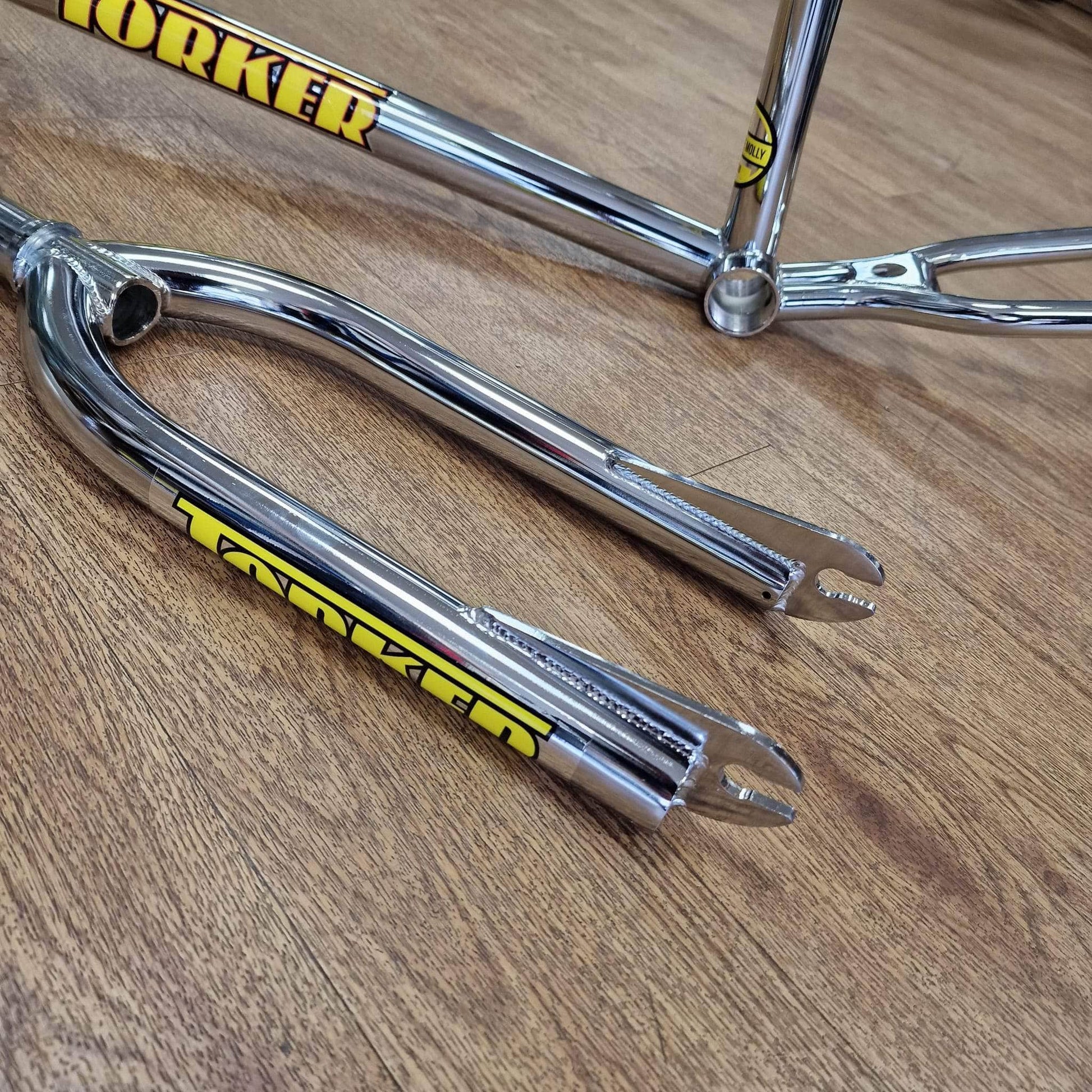 Torker Old School BMX Torker Pro-X 20" Frame and Fork Chrome