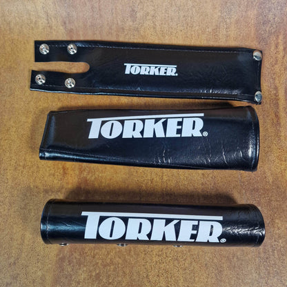 Torker Old School BMX Black Torker Vinyl Snap Pad Set