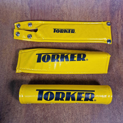 Torker Old School BMX Yellow Torker Vinyl Snap Pad Set