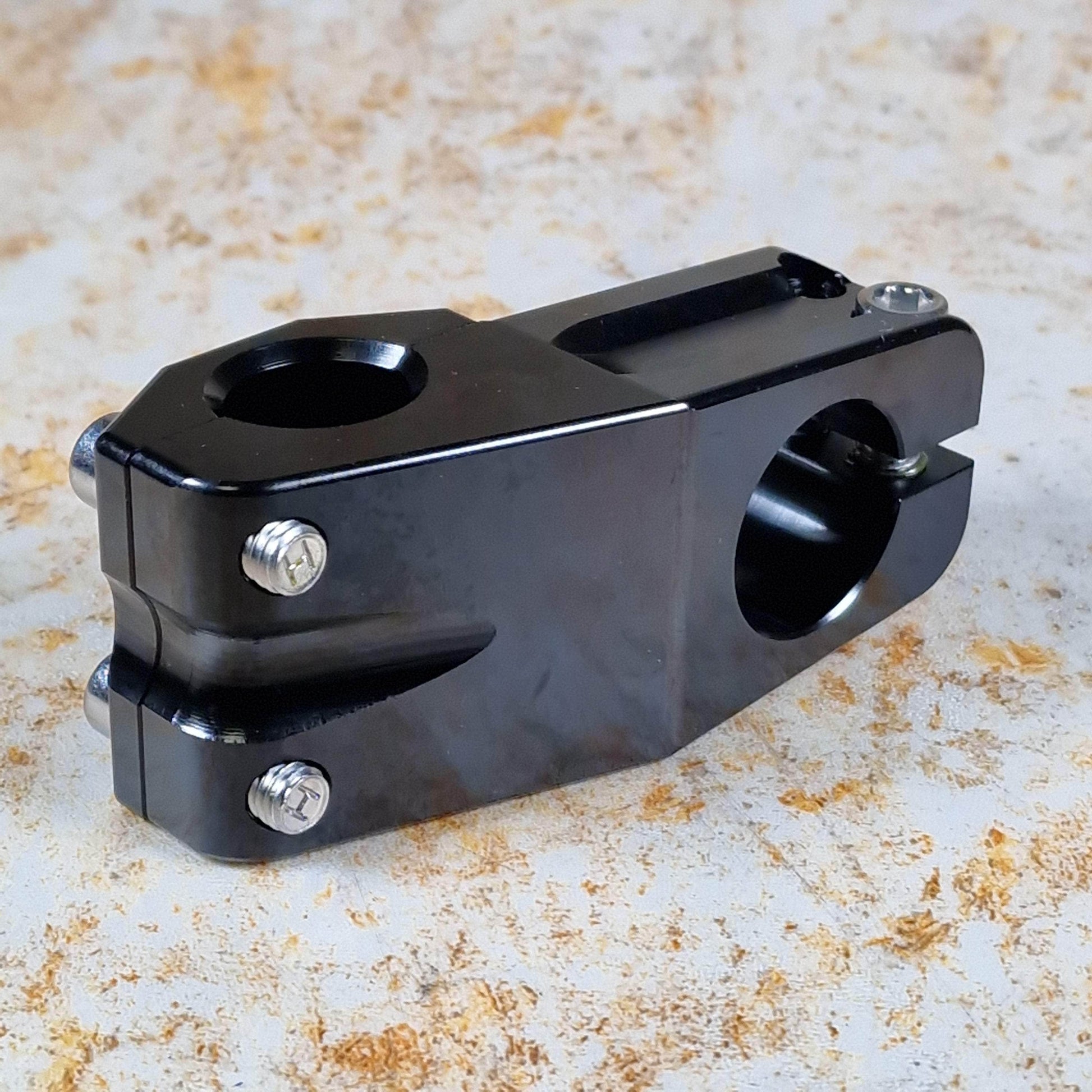 Total BMX BMX Parts Total BMX Team V3 Top Load Stem Black With Chrome Bolts