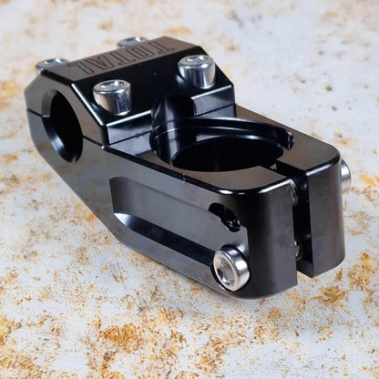Total BMX BMX Parts Total BMX Team V3 Top Load Stem Black With Chrome Bolts