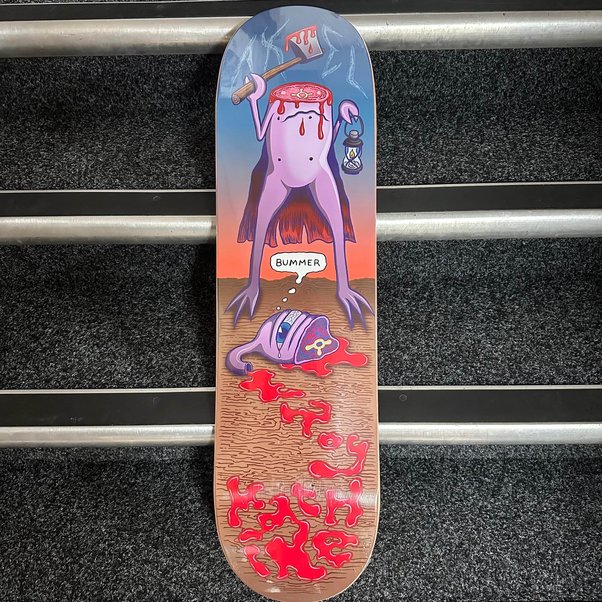 Toy Machine Skateboards 8.38 Toy Machine Axel Bummer 8.38" Skateboard Deck