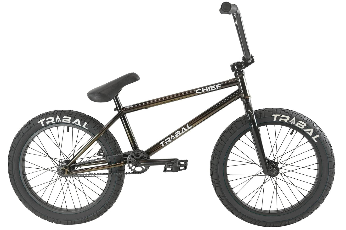 Tribal Bikes BMX Bikes Black / 20.5 Tribal Bikes Chief 100% Cro-mo 20.9" TT Bike Smokey Joe