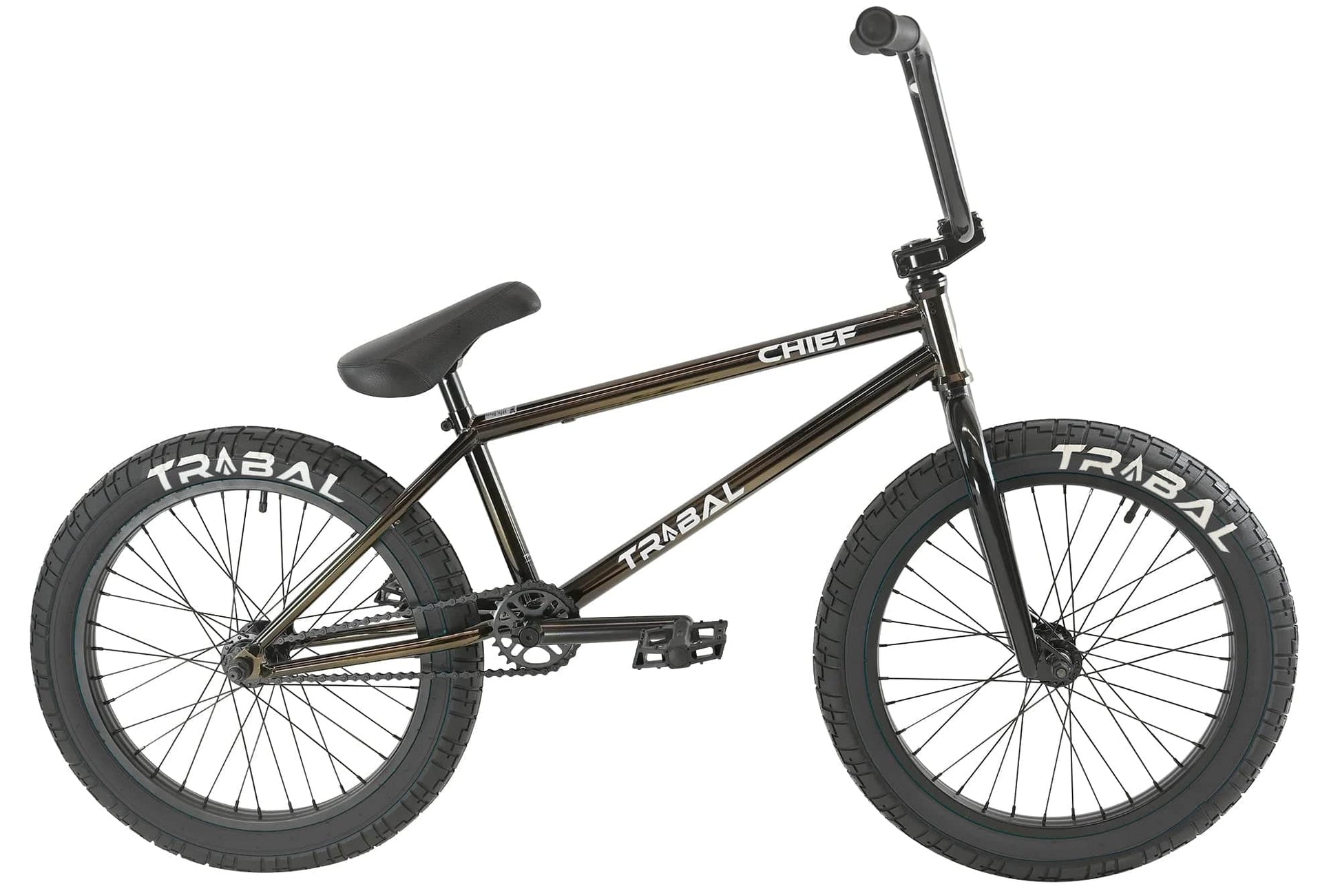 Tribal Bikes BMX Bikes Black / 20.5 Tribal Bikes Chief 100% Cro-mo 20.9" TT Bike Smokey Joe