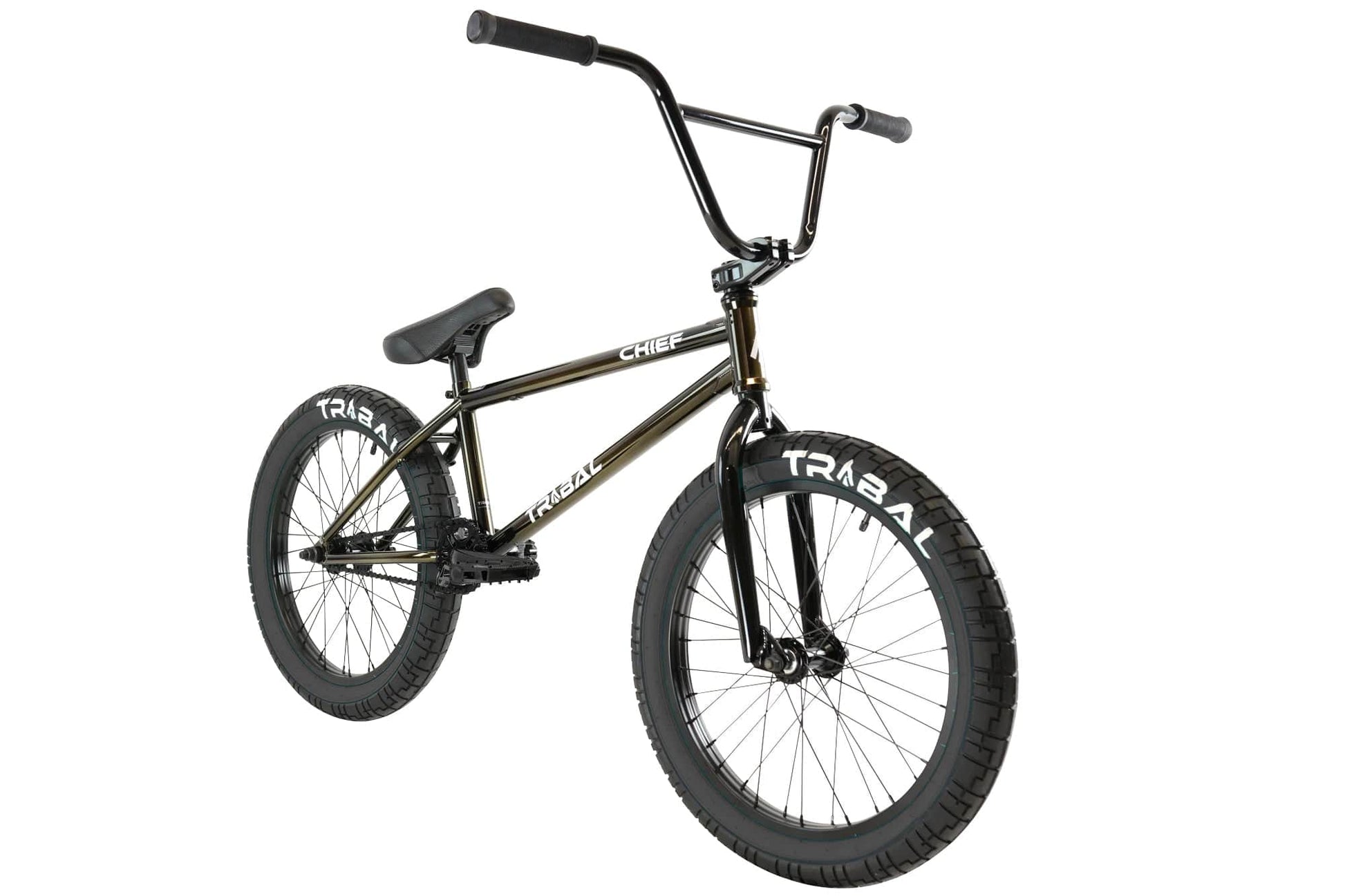 Tribal Bikes BMX Bikes Black / 20.5 Tribal Bikes Chief 100% Cro-mo 20.9" TT Bike Smokey Joe w/ Black Tyres