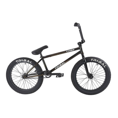 Tribal Bikes BMX Bikes Black / 20.5 Tribal Bikes Chief 100% Cro-mo 20.9" TT Bike Smokey Joe w/ Black Tyres