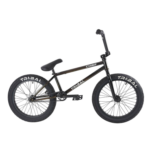 Tribal Bikes BMX Bikes Black / 20.5 Tribal Bikes Chief 100% Cro-mo 20.9" TT Bike Smokey Joe w/ Black Tyres