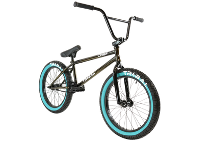 Tribal Bikes BMX Bikes Smokey Joe / 20.9 Tribal Bikes Chief 100% Cro-mo 20.9" TT Bike Smokey Joe w/ Teal Tyres