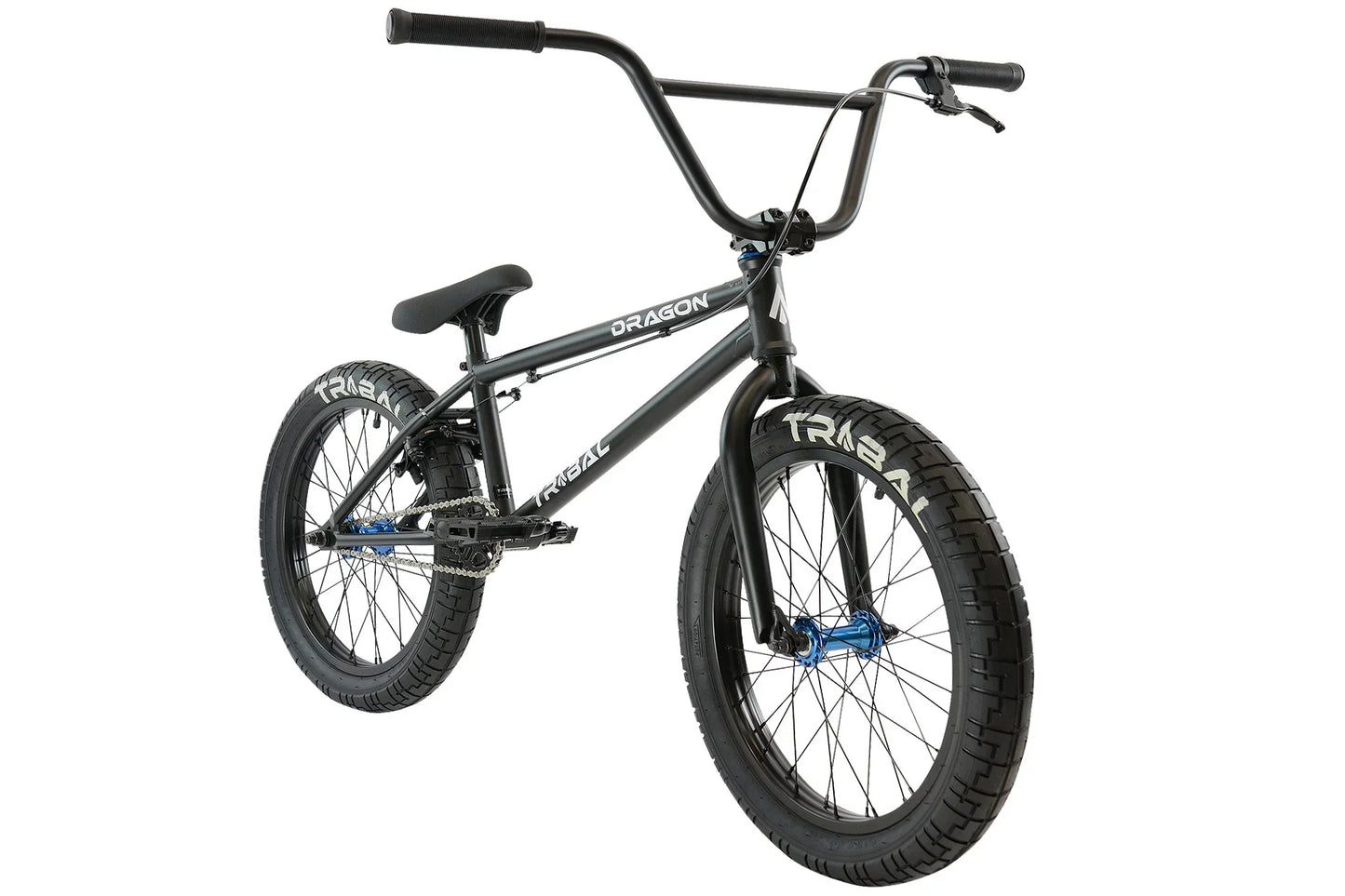 Tribal Bikes BMX Bikes Matt Black / Blue / 20.65 Tribal Bikes Dragon 20.65" TT 100% Cro-mo Bike Matt Black / Blue