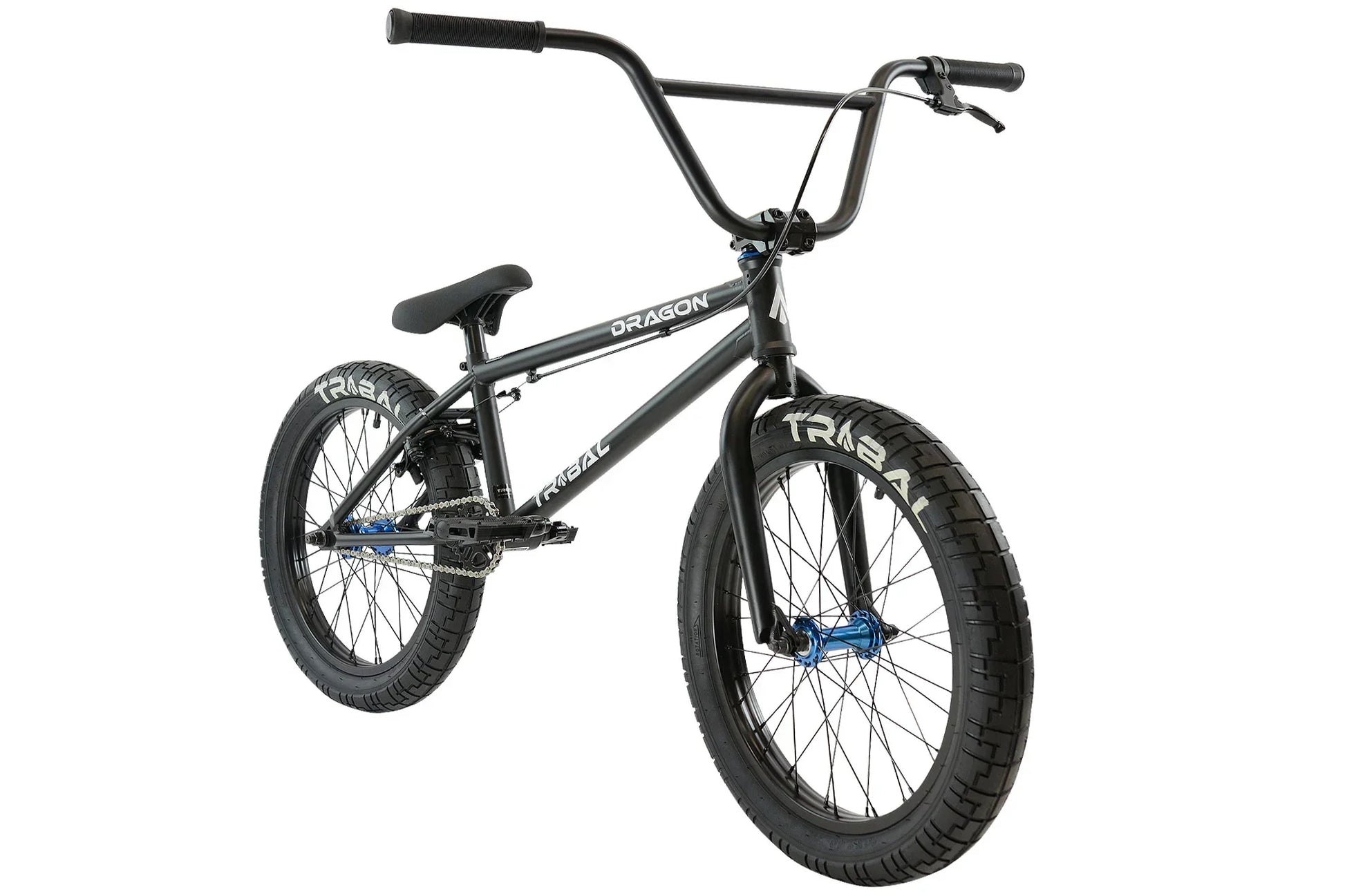 Tribal Bikes BMX Bikes Matt Black / Blue / 20.65 Tribal Bikes Dragon 20.65" TT 100% Cro-mo Bike Matt Black / Blue