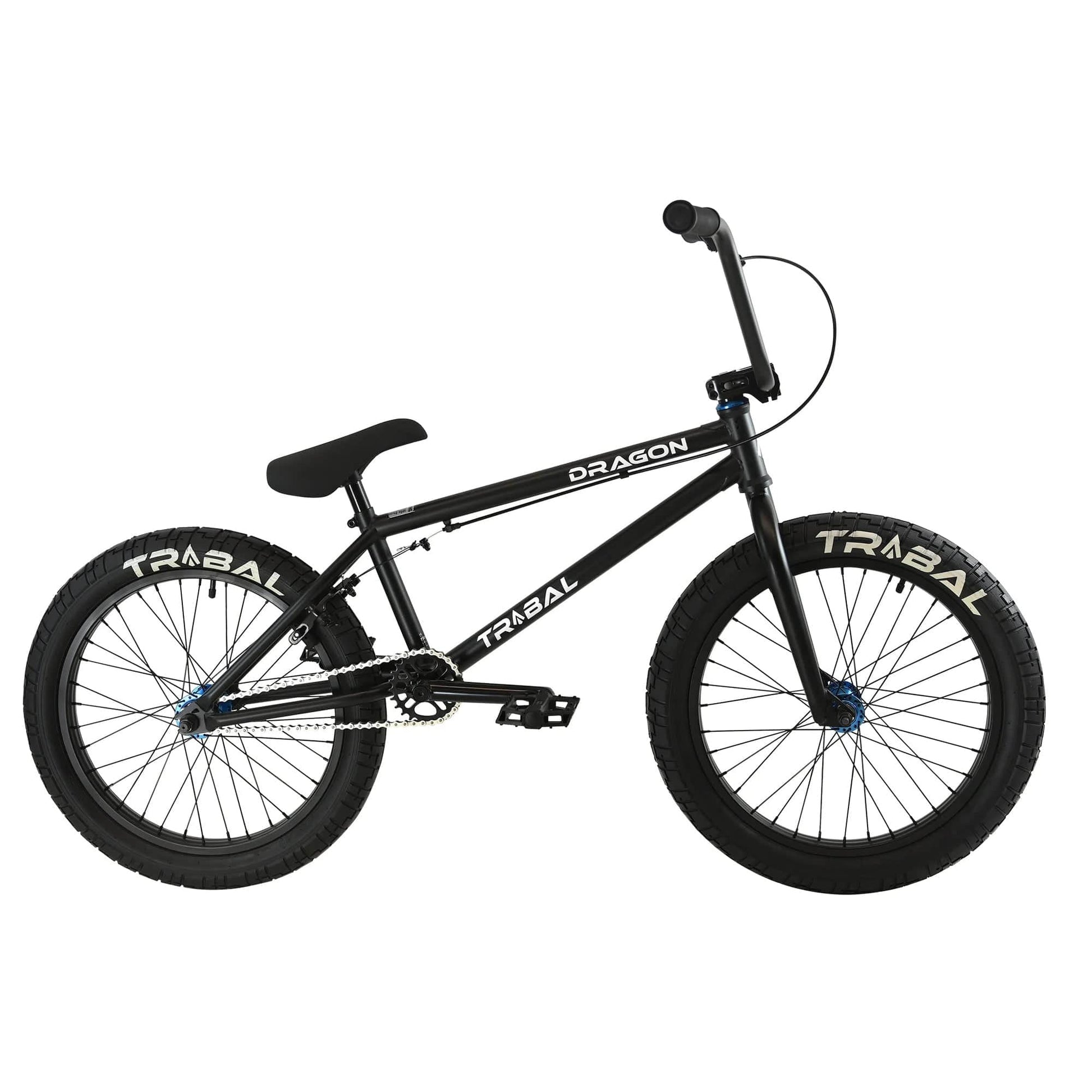 Tribal Bikes BMX Bikes Matt Black / Blue / 20.65 Tribal Bikes Dragon 20.65" TT 100% Cro-mo Bike Matt Black / Blue