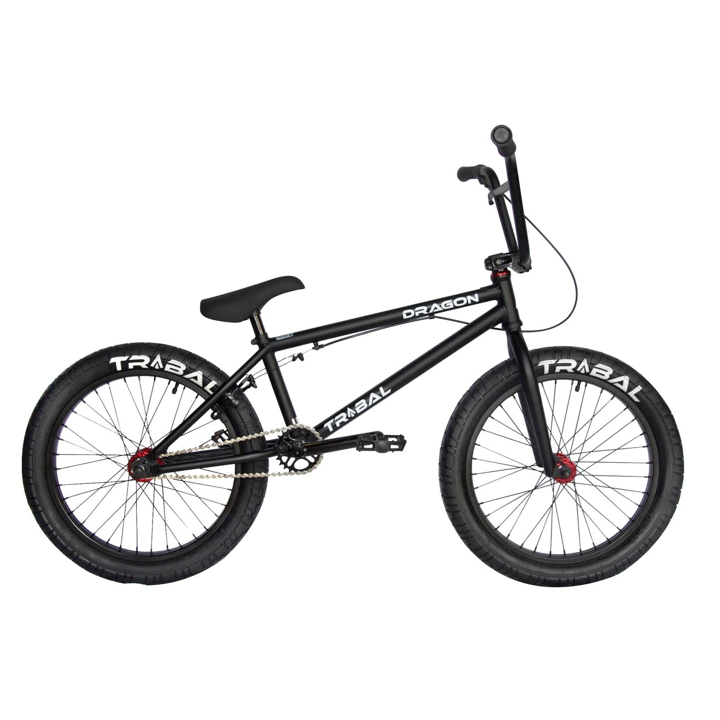 Tribal Bikes BMX Bikes Matt Black / Red / 20.65 Tribal Bikes Dragon 20.65" TT 100% Cro-mo Bike Matt Black / Red