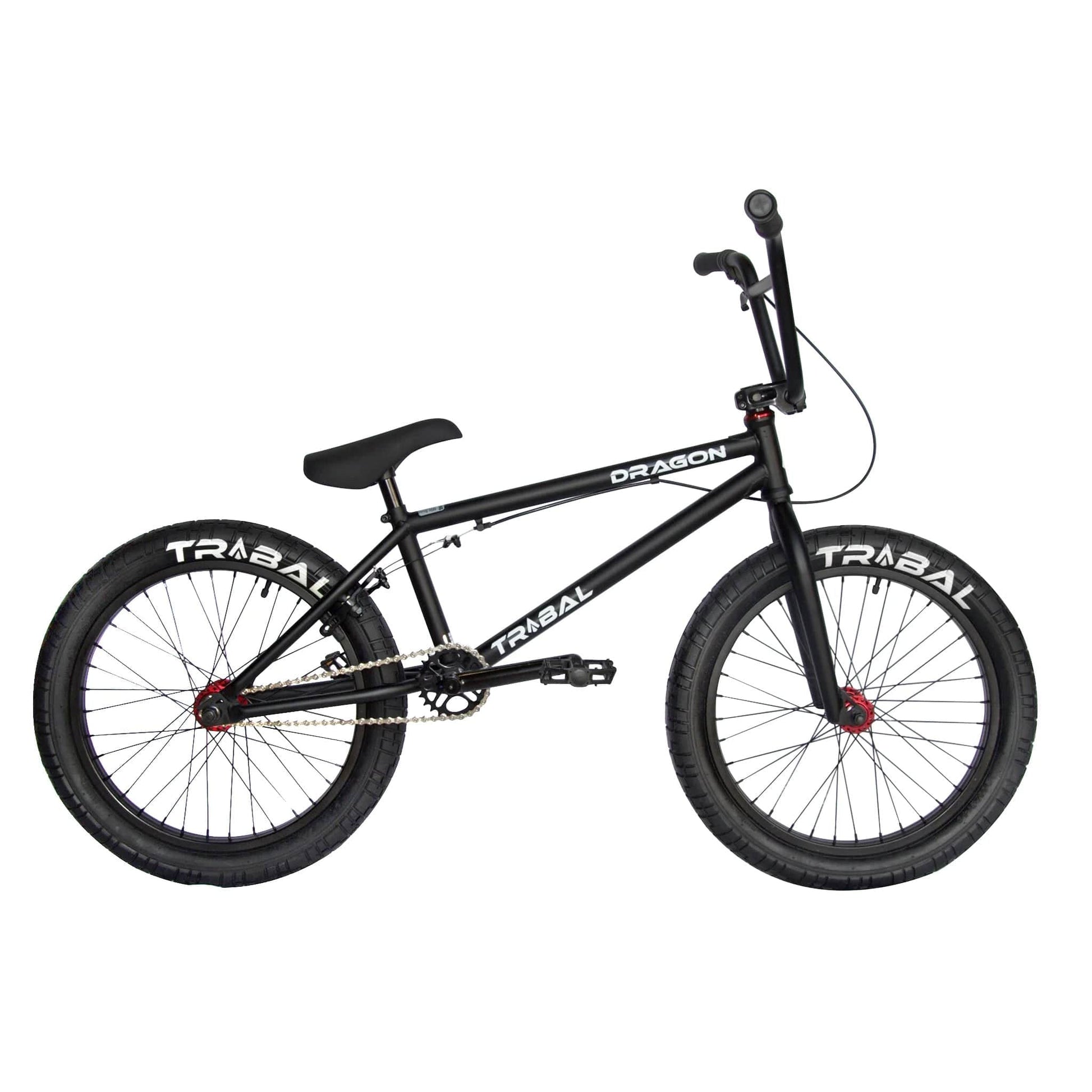 Tribal Bikes BMX Bikes Matt Black / Red / 20.65 Tribal Bikes Dragon 20.65" TT 100% Cro-mo Bike Matt Black / Red
