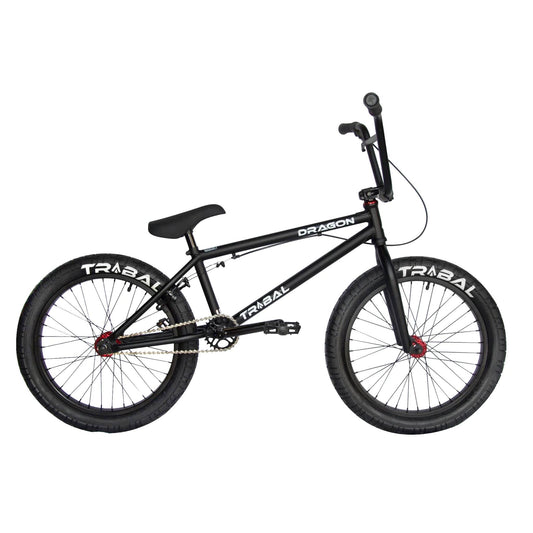Tribal Bikes BMX Bikes Matt Black / Red / 20.65 Tribal Bikes Dragon 20.65" TT 100% Cro-mo Bike Matt Black / Red