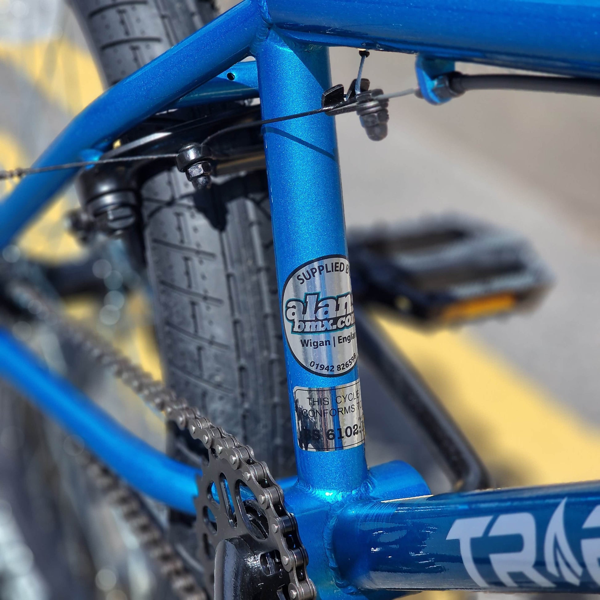 Tribal Bikes BMX Bikes Blue / 20.5 Tribal Bikes Spear F/S 20.5" TT Bike Vivid Blue