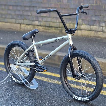 Tribal Bikes BMX Bikes Silver / 20.5 Tribal Bikes Spear V2 Bike Gloss Silver