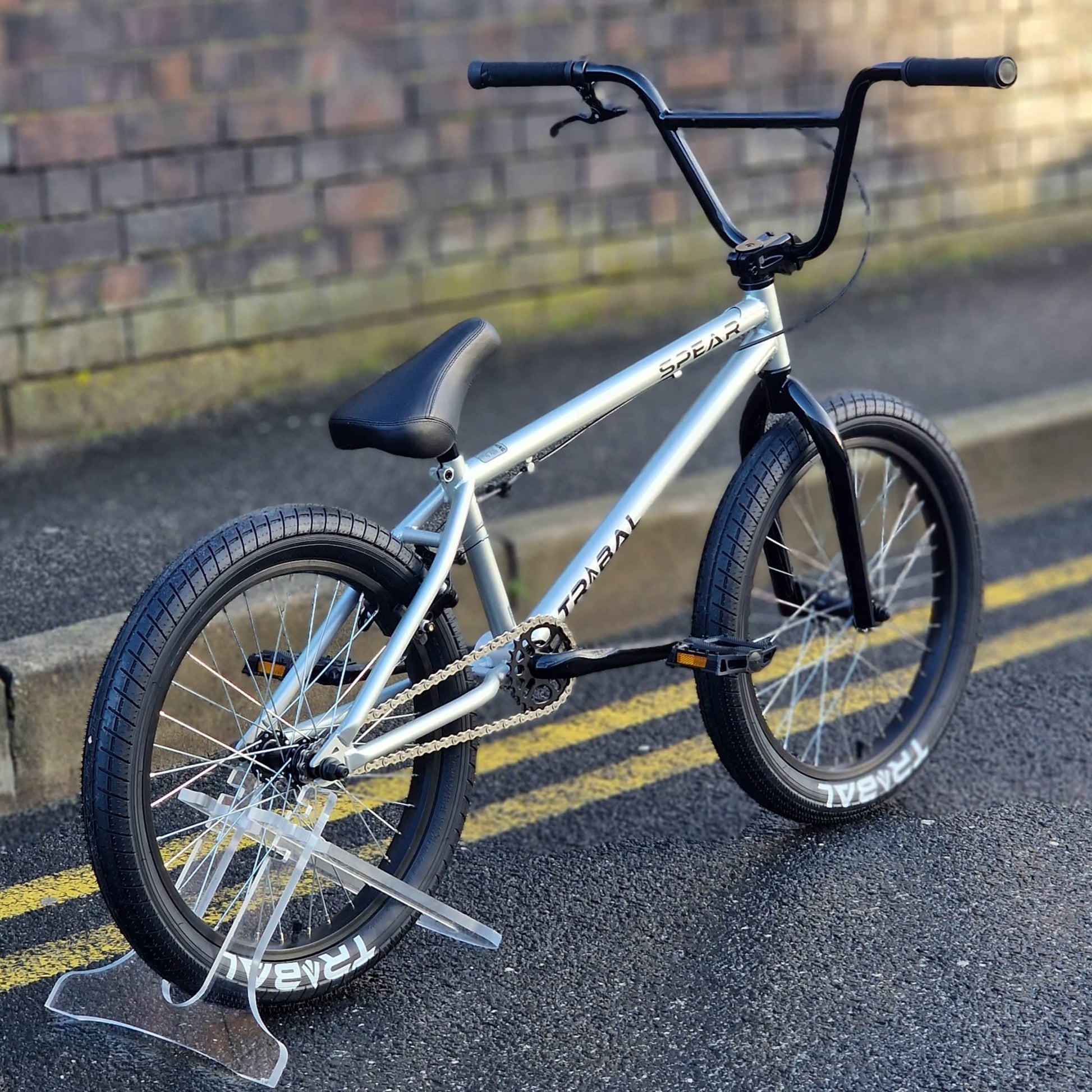 Tribal Bikes BMX Bikes Silver / 20.5 Tribal Bikes Spear V2 Bike Gloss Silver