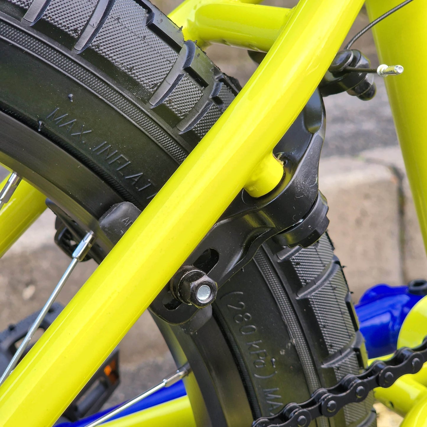 Tribal Bikes BMX Bikes Yellow / Blue / 20.5 Tribal Bikes Trap Bike Yellow / Blue