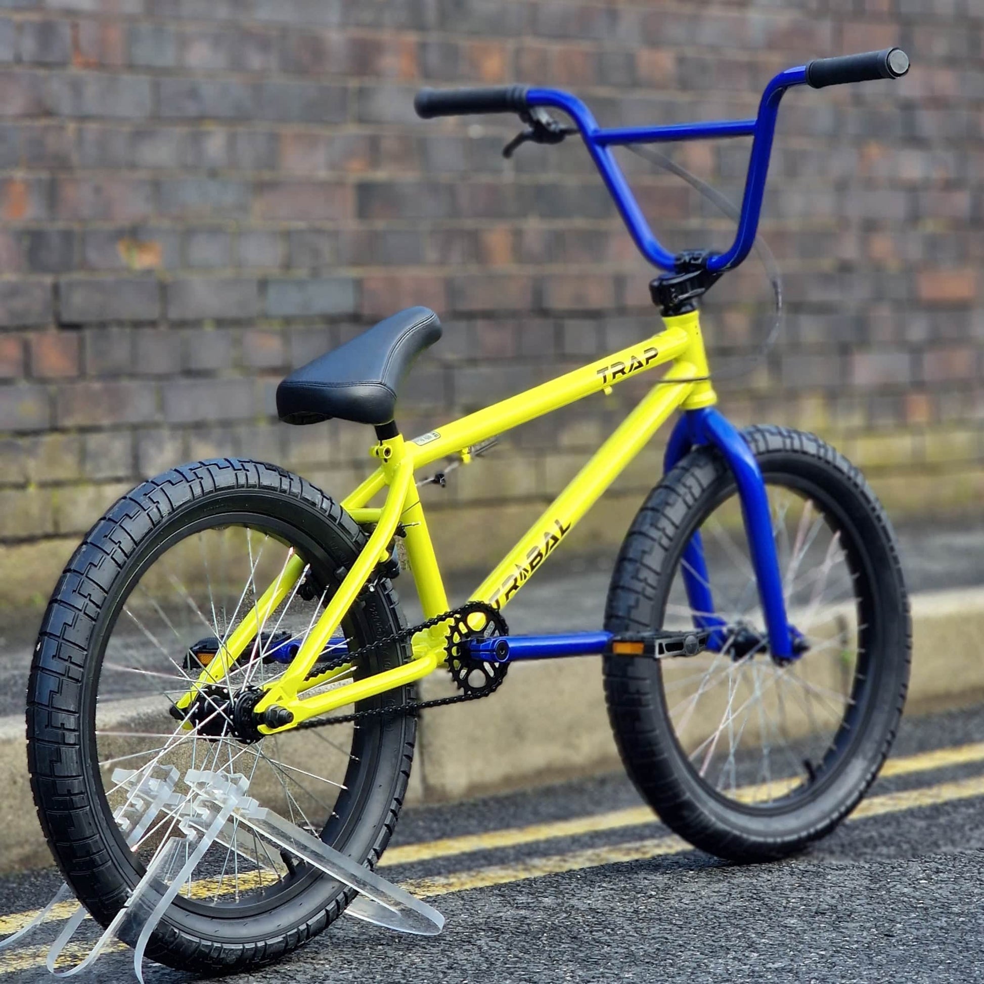 Tribal Bikes BMX Bikes Yellow / Blue / 20.5 Tribal Bikes Trap Bike Yellow / Blue