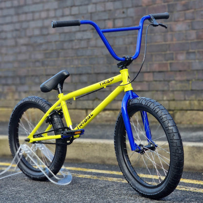 Tribal Bikes BMX Bikes Yellow / Blue / 20.5 Tribal Bikes Trap Bike Yellow / Blue