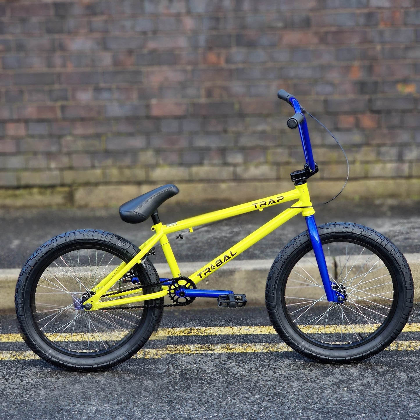 Tribal Bikes BMX Bikes Yellow / Blue / 20.5 Tribal Bikes Trap Bike Yellow / Blue