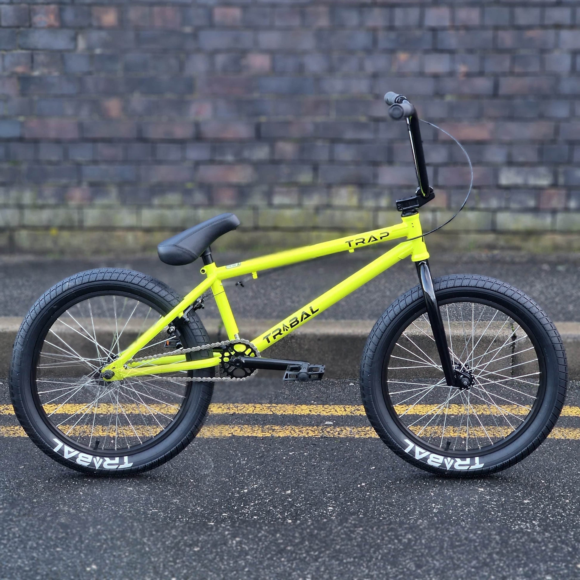 kinderfahrrad neon Tribal Bikes Trap V2 20.5" TT BMX Bike Neon Yellow