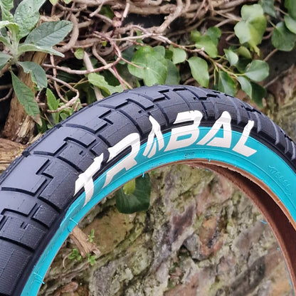 Tribal Bikes Black / Teal / 20 x 2.40 Tribal Fat Logo 2.40" Tyre Black / Teal