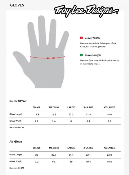 Troy Lee Designs BMX Racing Troy Lee Designs Air Gloves Overspray Black / Real Teal