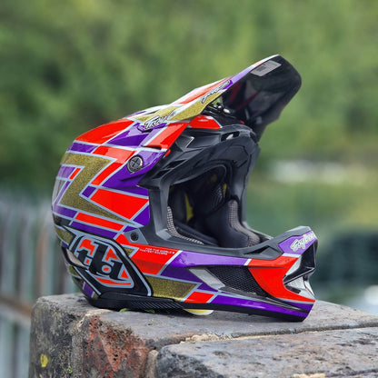 Troy Lee Designs BMX Racing Troy Lee Designs D4 Carbon Helmet Flush Violet
