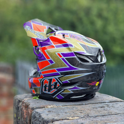 Troy Lee Designs BMX Racing Troy Lee Designs D4 Carbon Helmet Flush Violet