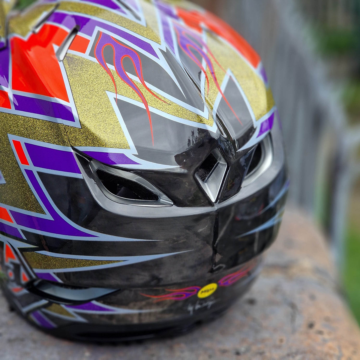 Troy Lee Designs BMX Racing Troy Lee Designs D4 Carbon Helmet Flush Violet