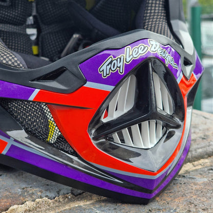 Troy Lee Designs BMX Racing Troy Lee Designs D4 Carbon Helmet Flush Violet