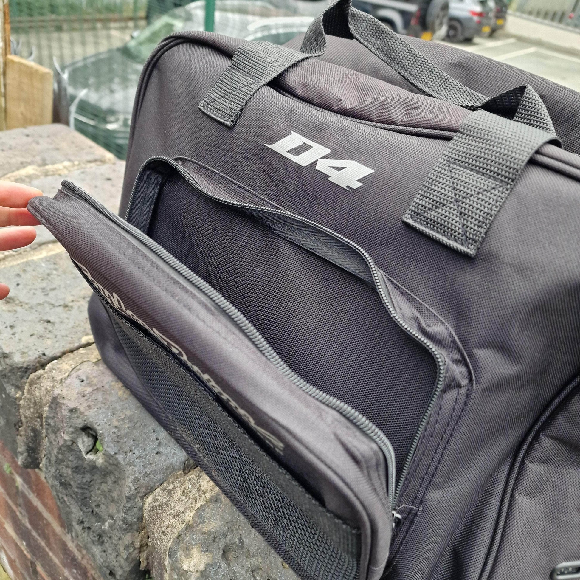 Troy Lee Designs BMX Racing Troy Lee Designs D4 Carbon Helmet Stealth Black