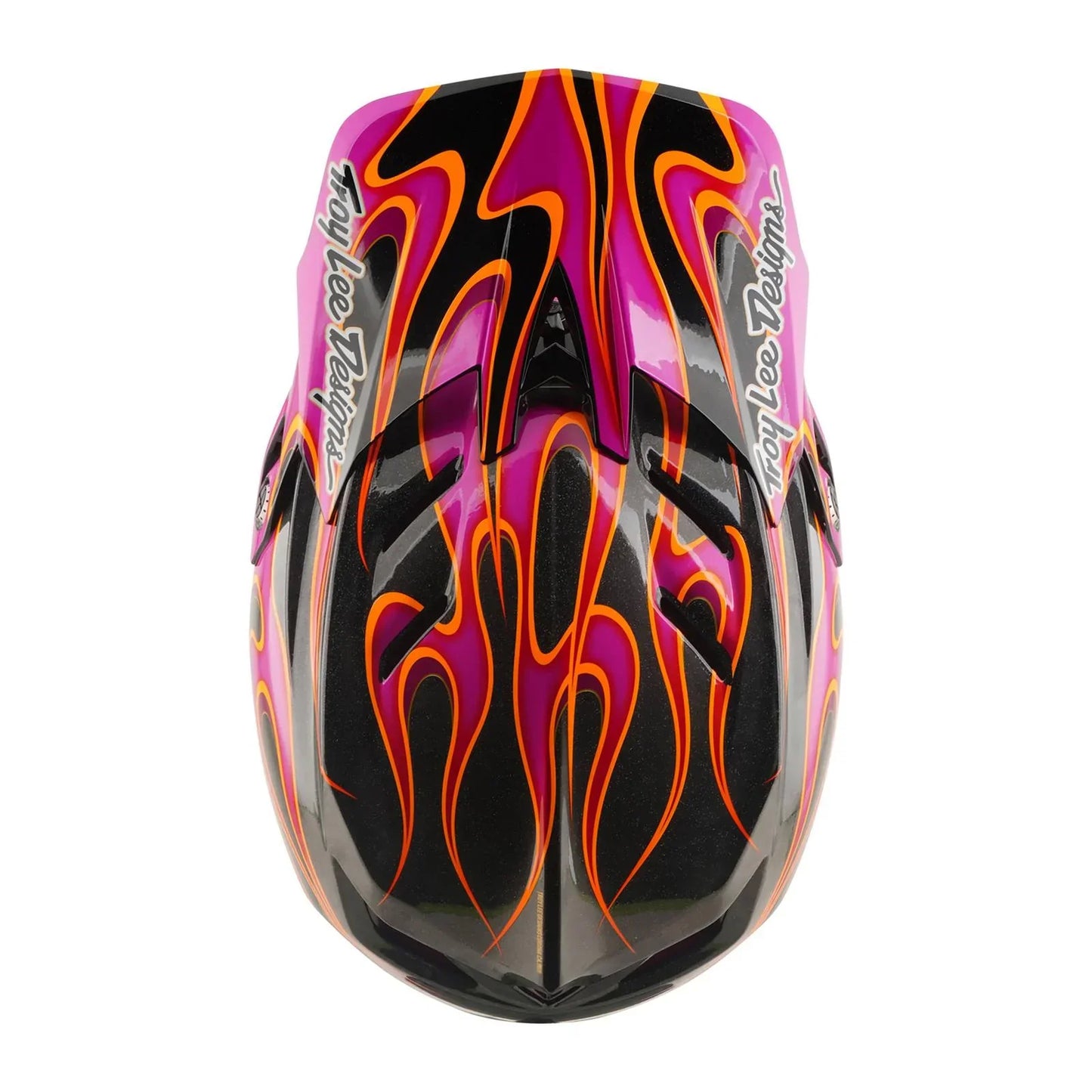 Troy Lee Designs BMX Racing Troy Lee Designs D4 Carbon Helmet Torched Carbon / Magenta