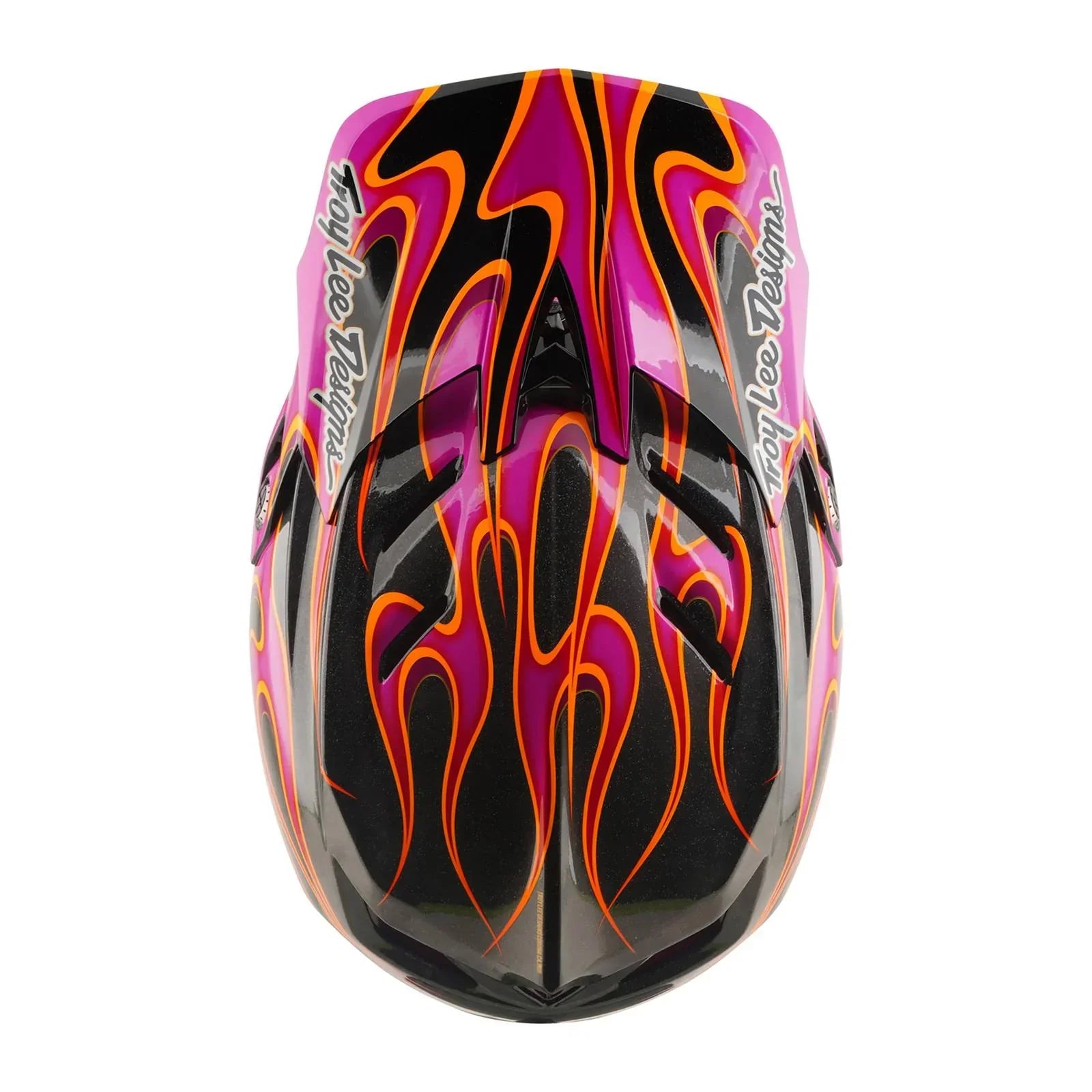 Troy Lee Designs BMX Racing Troy Lee Designs D4 Carbon Helmet Torched Carbon / Magenta