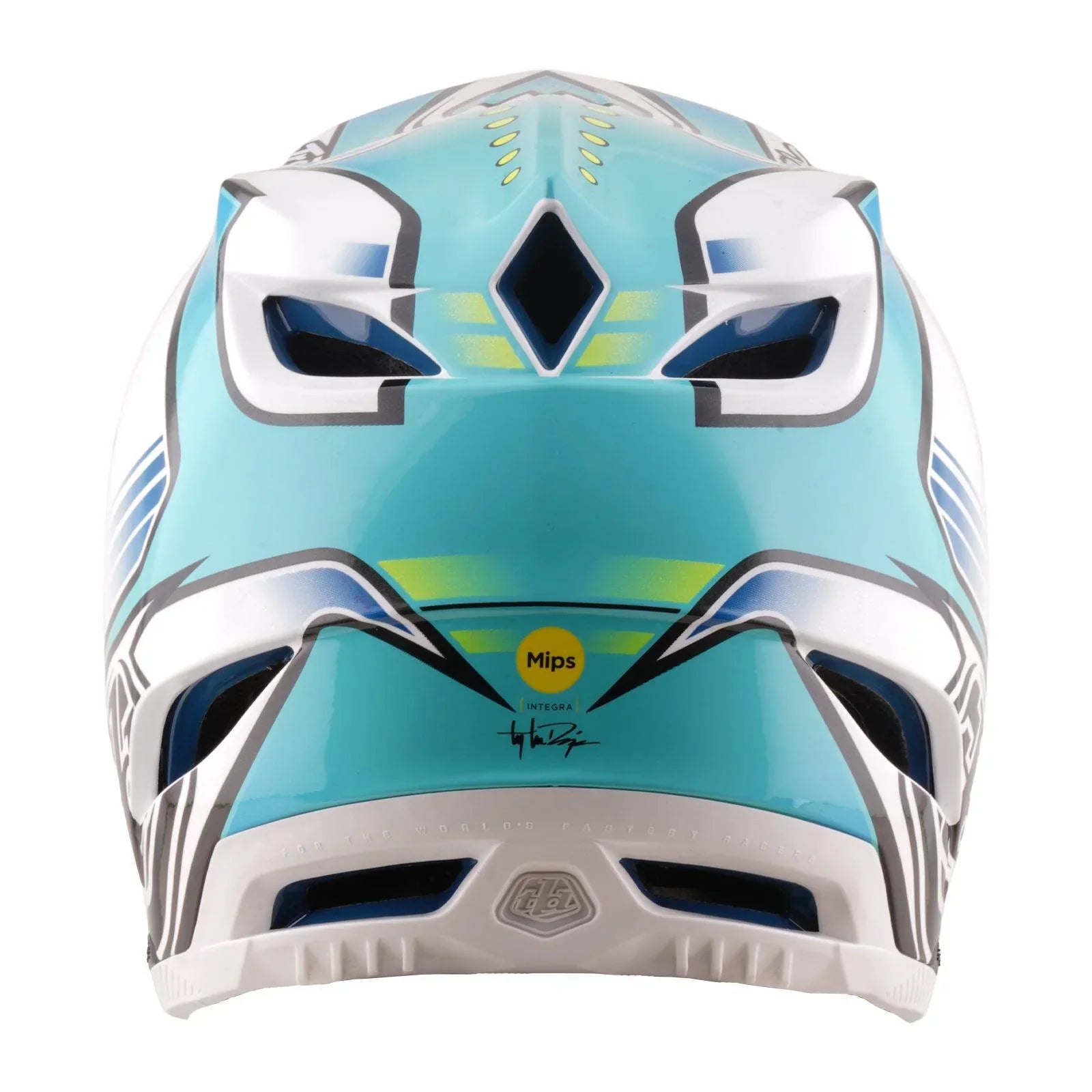 Troy Lee Designs BMX Racing Troy Lee Designs D4 Composite Helmet Crest Real Teal